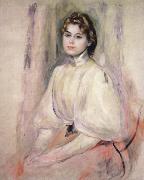 Pierre Renoir Young Woman Seated France oil painting artist